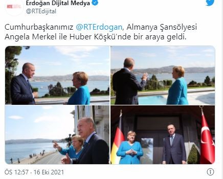 Erdoğan-Merkel görüşmesi başladı!